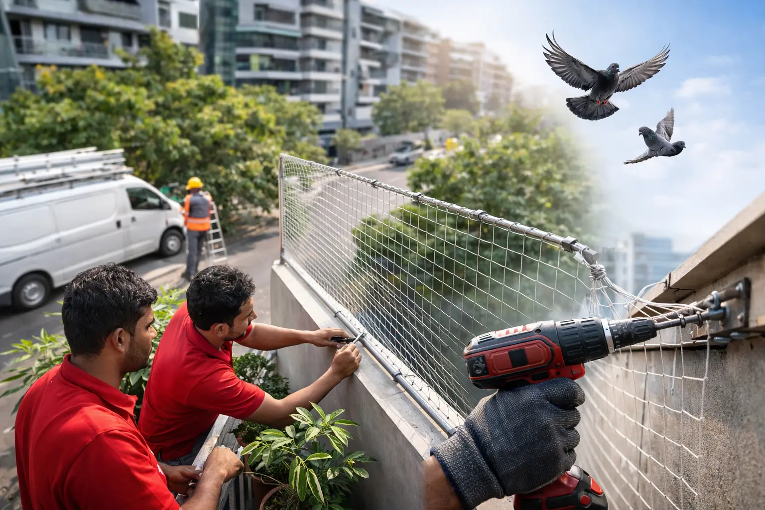 on time safety net service company delhi ncr most trusted safety net company homepage image two